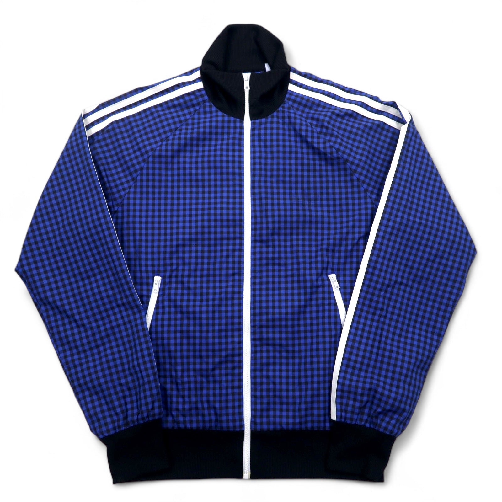 Giacca sportiva adidas originals M blu a quadri in poliestere G34232