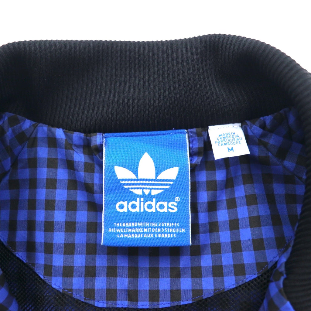 Giacca sportiva adidas originals M blu a quadri in poliestere G34232