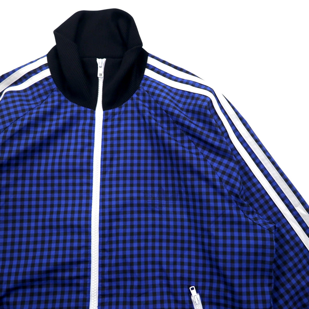 Giacca sportiva adidas originals M blu a quadri in poliestere G34232