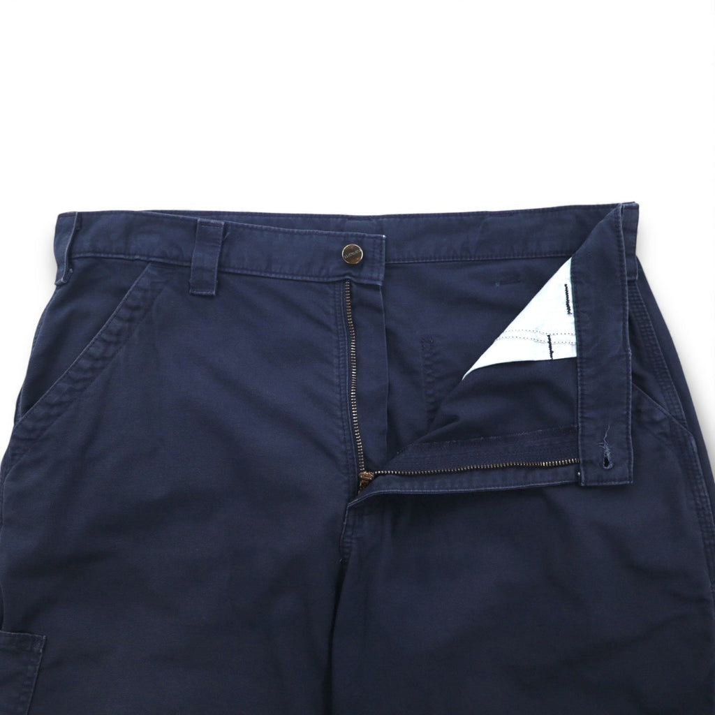 Carhartt Duck Utility Work Shorts Canvas Utility Work Shorts Painter L Navy Cotton B174 Made in Mexico