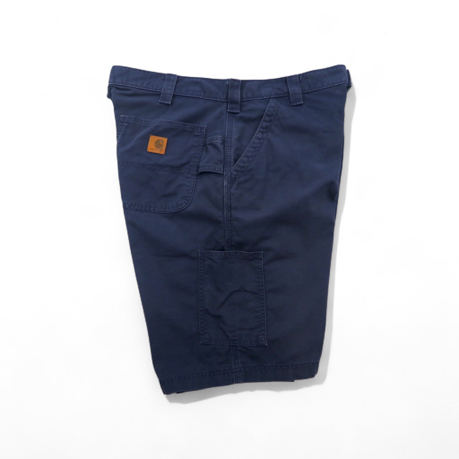 Carhartt Duck Utility Work Shorts Canvas Utility Work Shorts Painter L Navy Cotton B174 Made in Mexico
