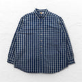 Camicia in flanella button-down Carhartt 2XL taglia grande a quadri blu in cotone