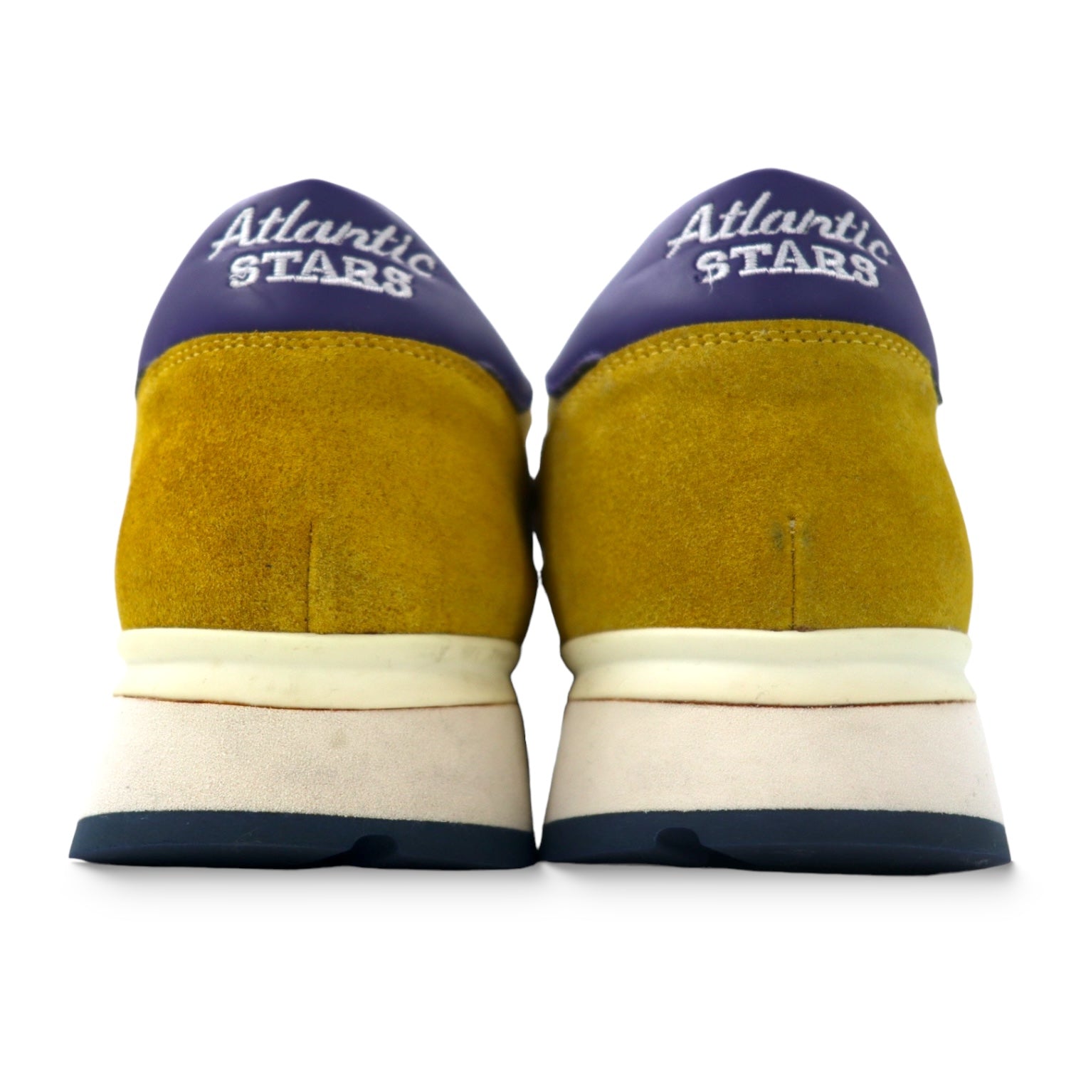 Atlantic STARS Sneakers 43 (27-27.5cm) Giallo Scamosciato Suola Vibram ARGO LOS ANGELES 86 Made in Italy