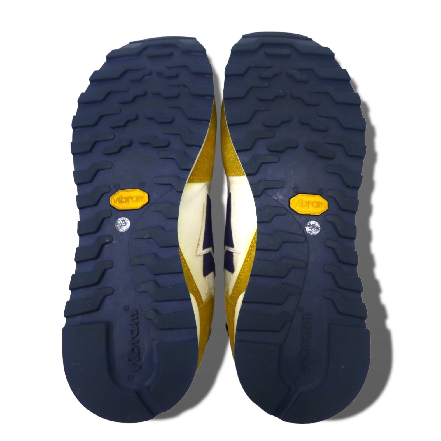 Atlantic STARS Sneakers 43 (27-27.5cm) Giallo Scamosciato Suola Vibram ARGO LOS ANGELES 86 Made in Italy
