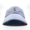 POLO RALPH LAUREN オックスフォード ベースボールキャップ 59cm ブルー コットン スモールポニー刺繍 未使用品
