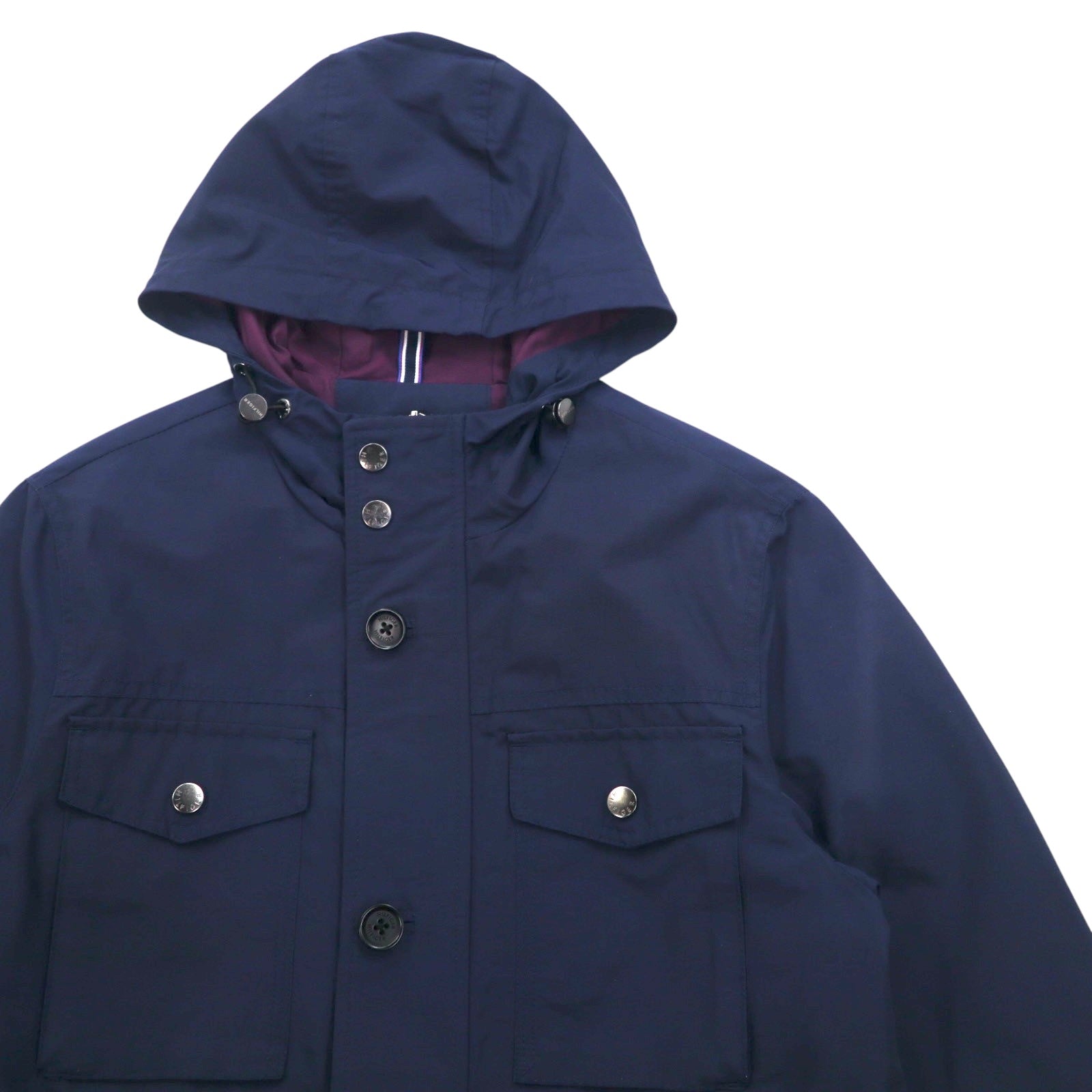 TOMMY HILFIGER 60/40 Cross Field Parka Mountain Parka S Navy Cotone Nylon Coulisse