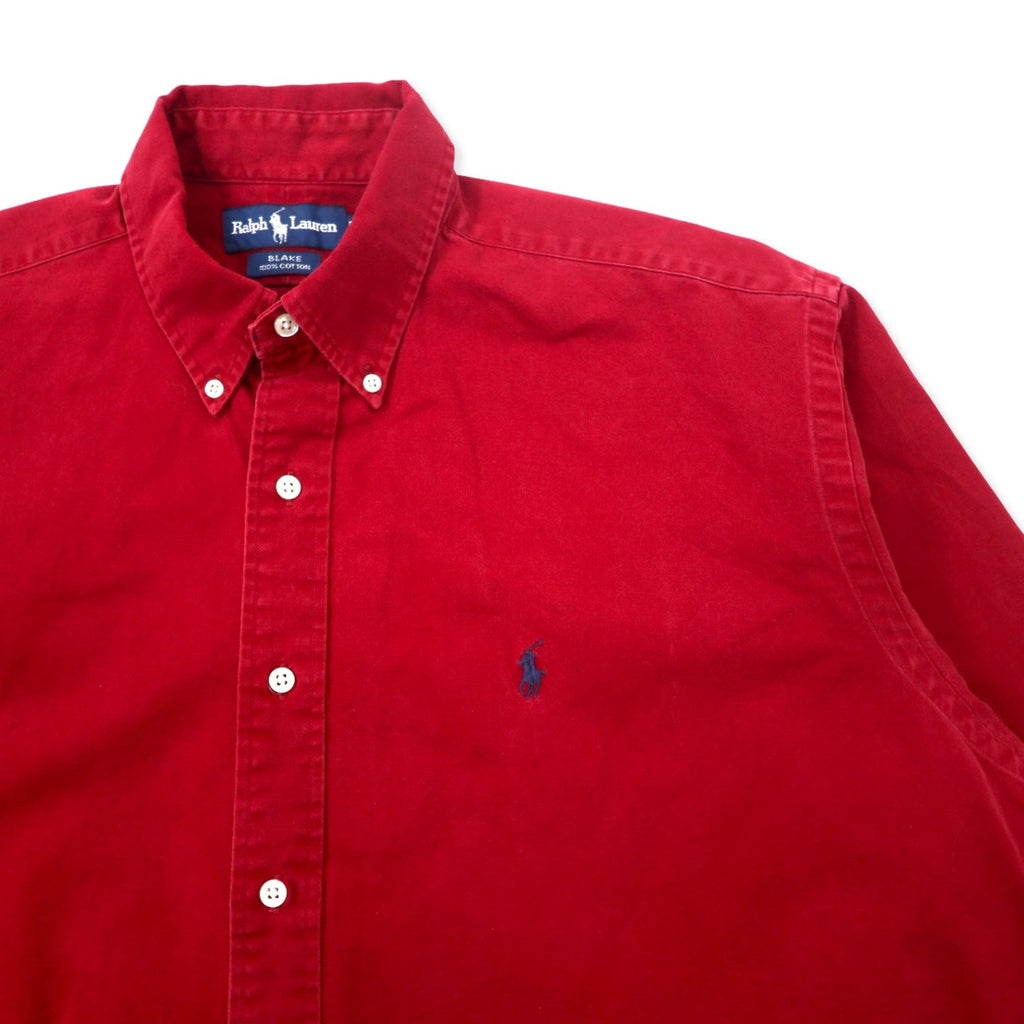 Camicia abbottonata Ralph Lauren L rossa cotone BLAKE ricamo piccolo pony
