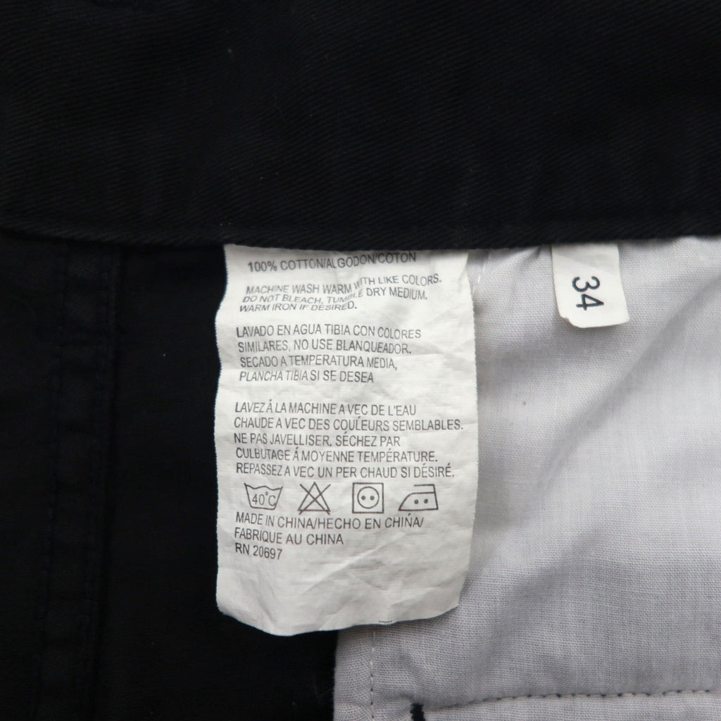 Dickies ショート カーゴパンツ ハーフパンツ L ブラック コットン