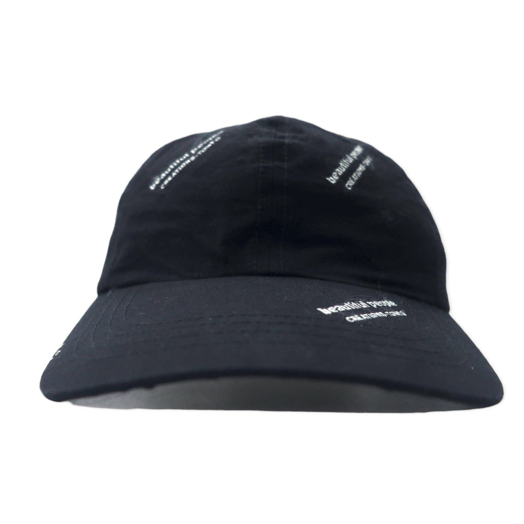 beautiful people Logo Jacquard Solid Big Tag Cappellino FREE Nero Cotone logo JQ solid big tag cap 1145511943 Fabbricato in Giappone