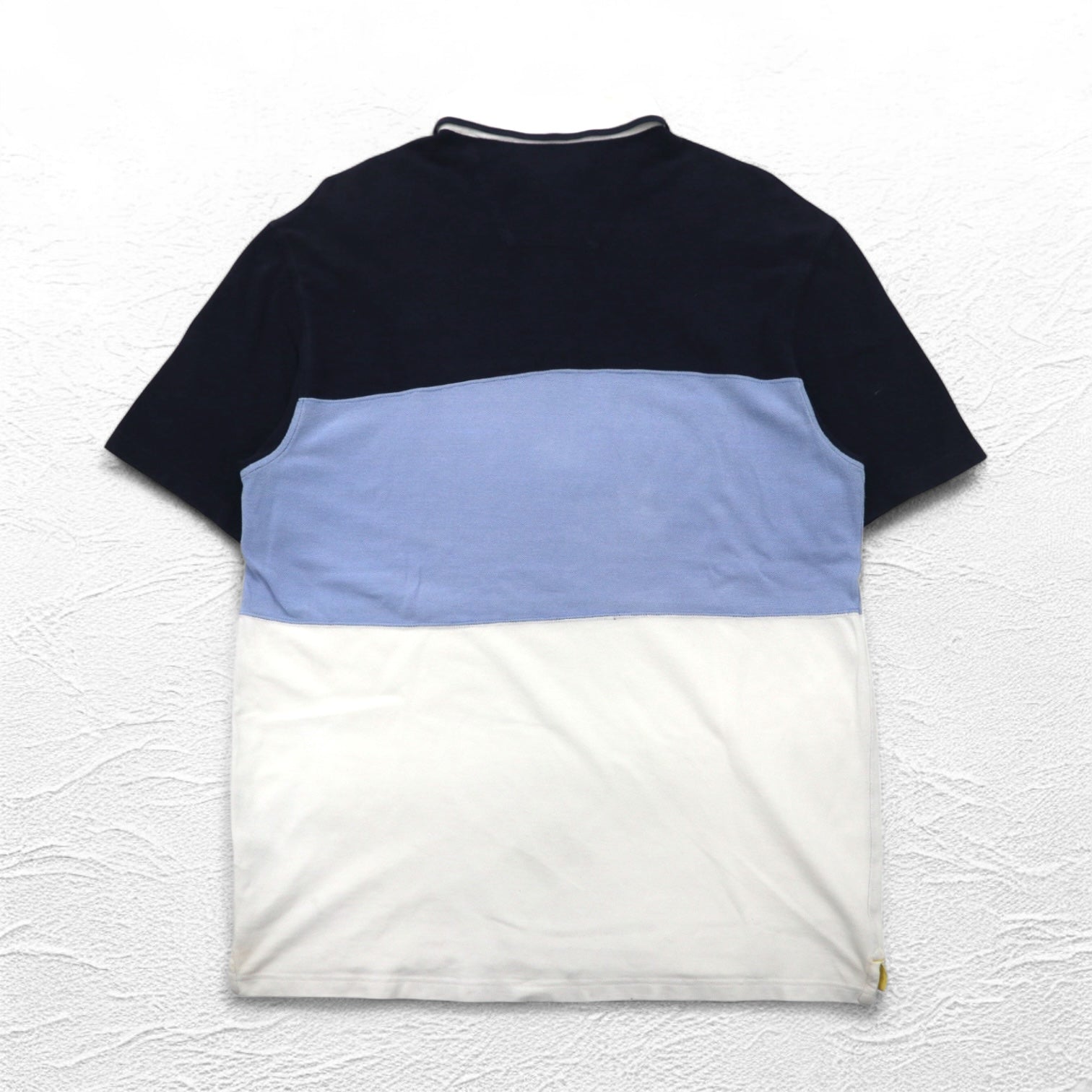 NAUTICA Polo XL Blu navy bianco cotone piqué logo ricamato