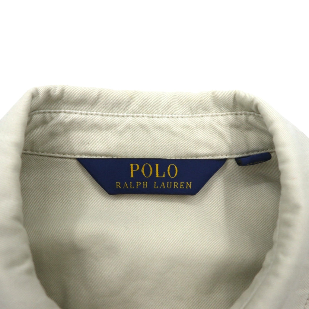 POLO RALPH LAUREN Giacca Harrington Swingtop M Beige con Ricamo Piccolo Pony