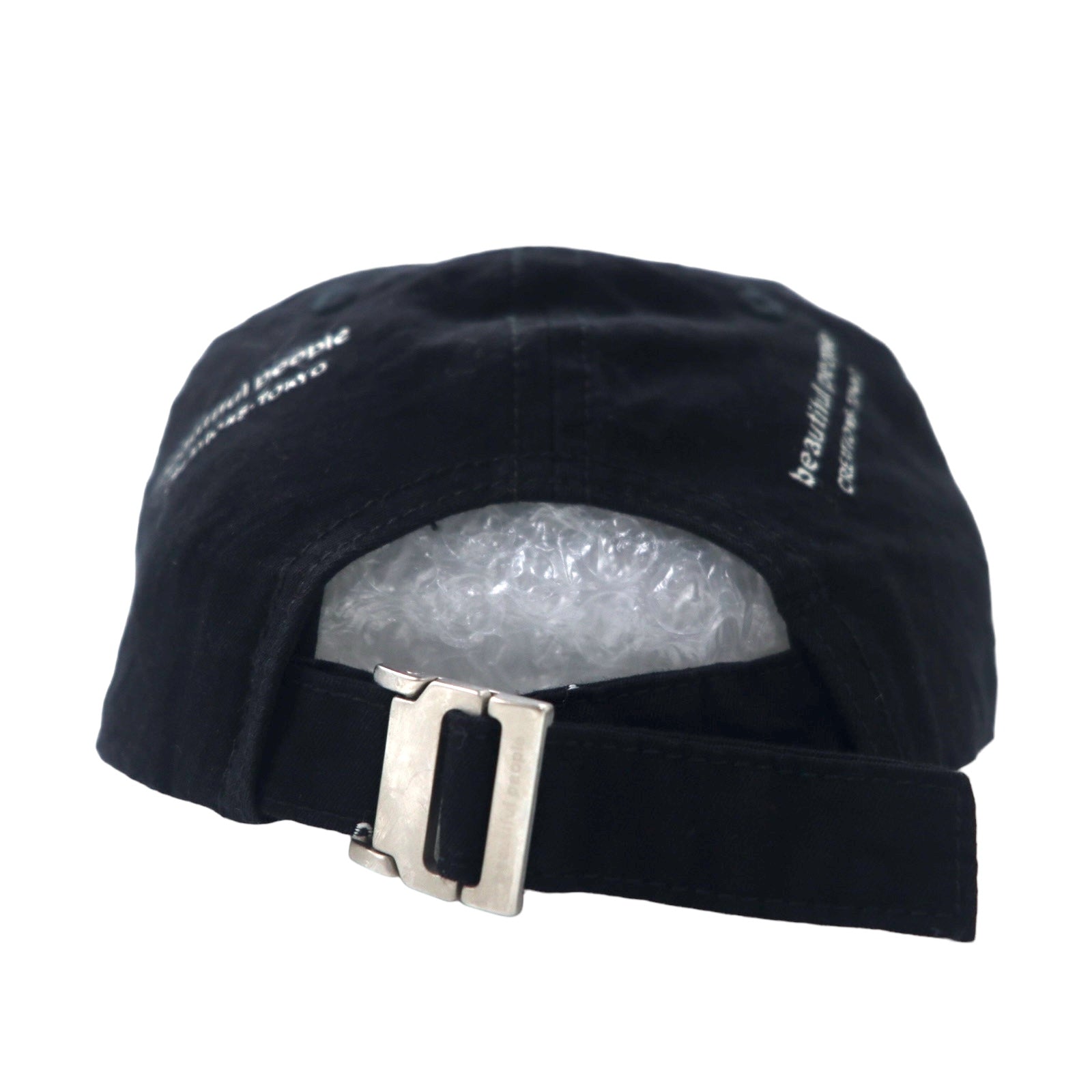 beautiful people Logo Jacquard Solid Big Tag Cappellino FREE Nero Cotone logo JQ solid big tag cap 1145511943 Fabbricato in Giappone