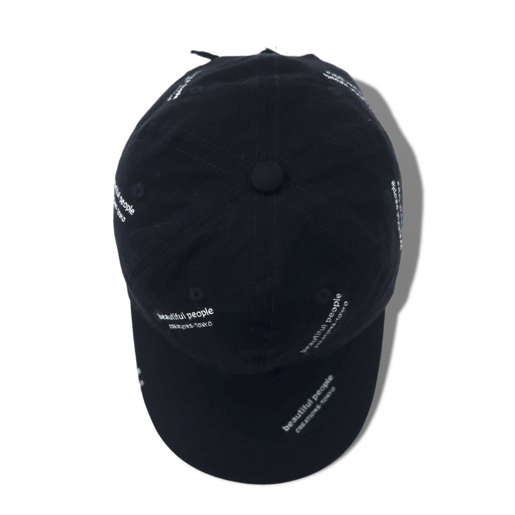 beautiful people Logo Jacquard Solid Big Tag Cappellino FREE Nero Cotone logo JQ solid big tag cap 1145511943 Fabbricato in Giappone