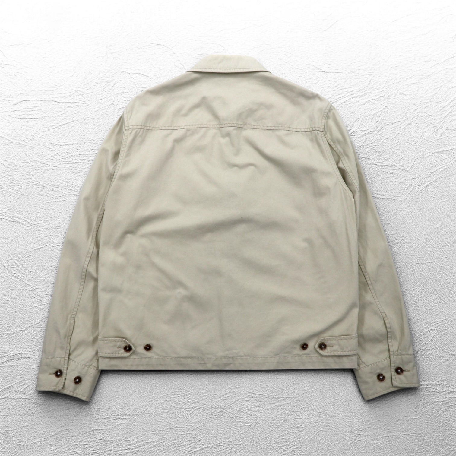 POLO RALPH LAUREN Giacca Harrington Swingtop M Beige con Ricamo Piccolo Pony