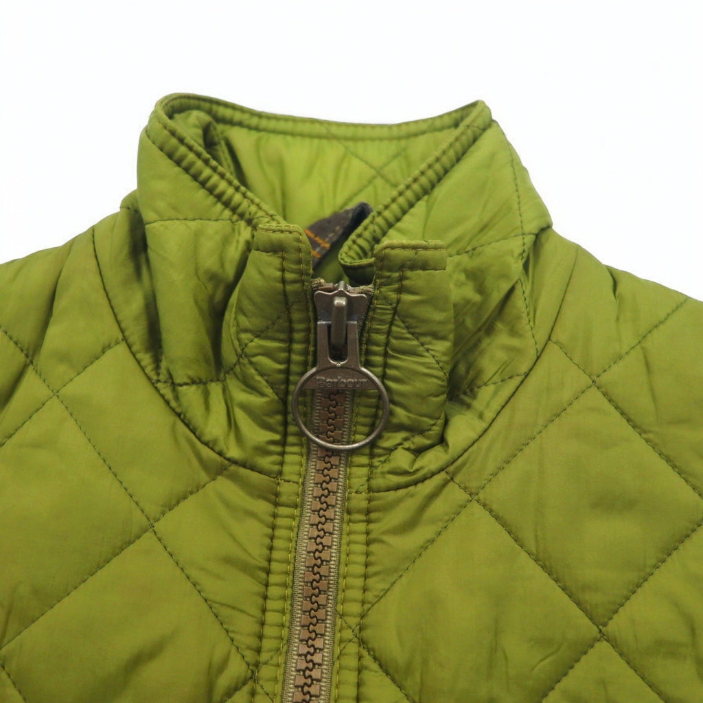 Barbour イングランド製 キルティングベスト S カーキ FLYWEIGHT WAISTCOAT D910
