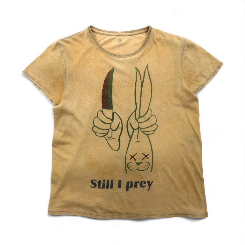 MASH T-shirt in cotone e canapa M Beige still I prey