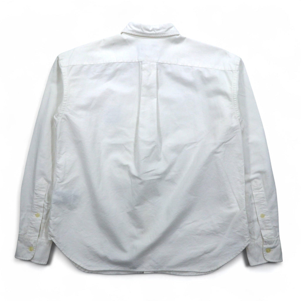POLO RALPH LAUREN Camicia Oxford Classica M Bianco Cotone Ricamo Taschino sul petto