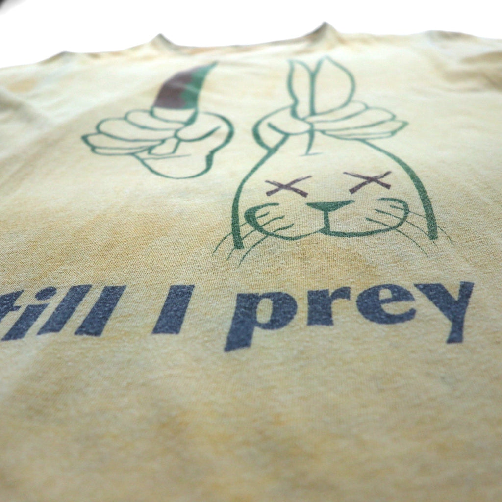 MASH T-shirt in cotone e canapa M Beige still I prey