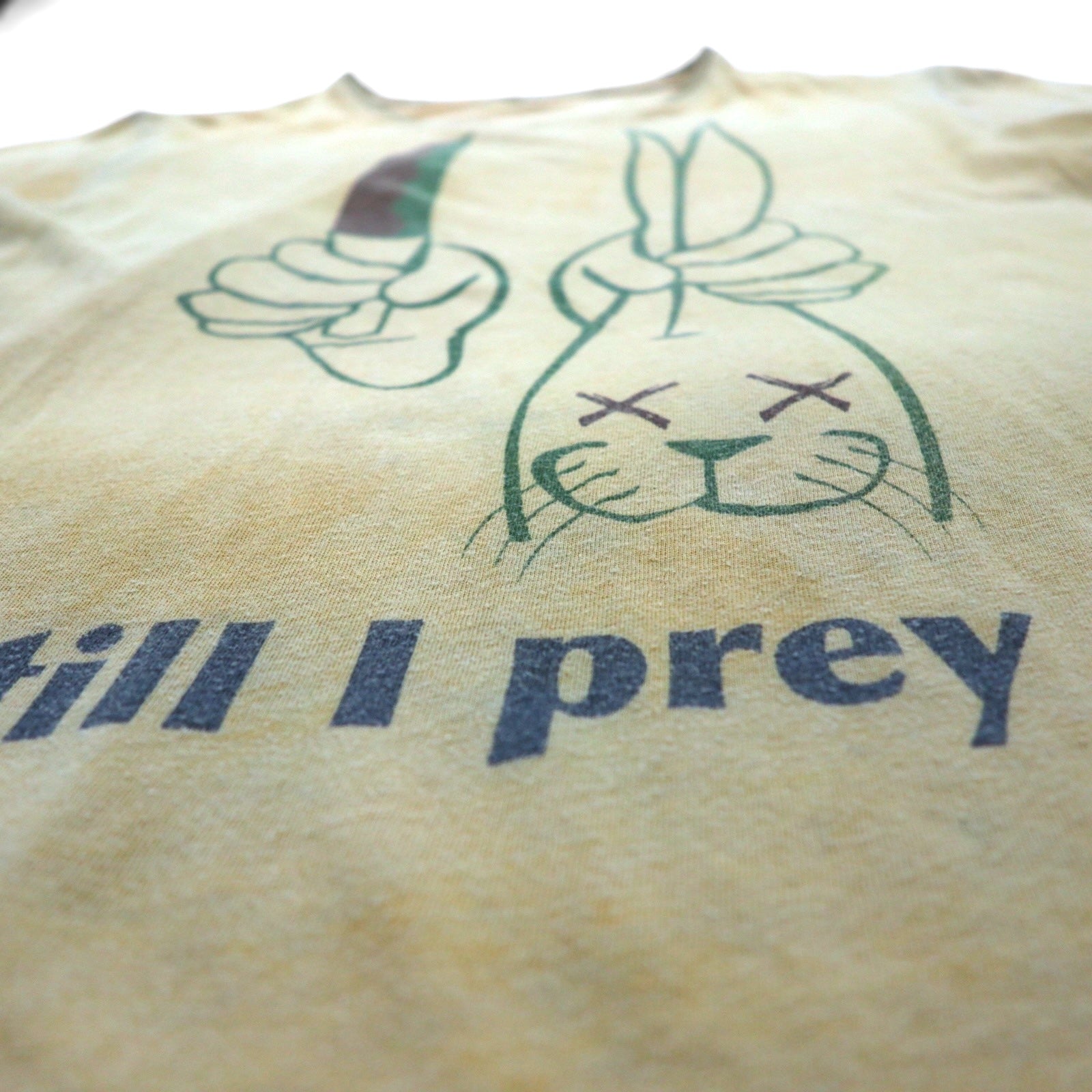 MASH T-shirt in cotone e canapa M Beige still I prey
