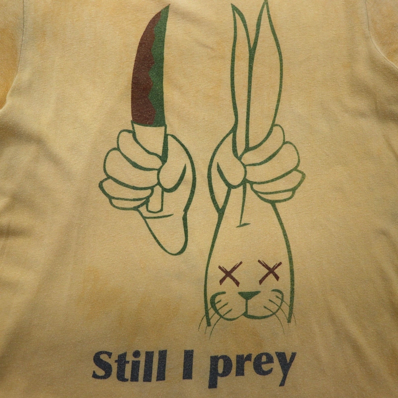 MASH T-shirt in cotone e canapa M Beige still I prey