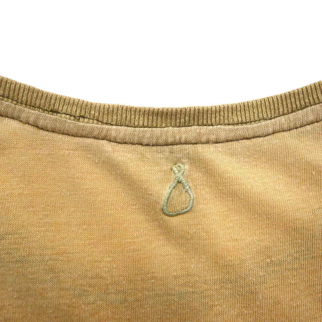 MASH T-shirt in cotone e canapa M Beige still I prey