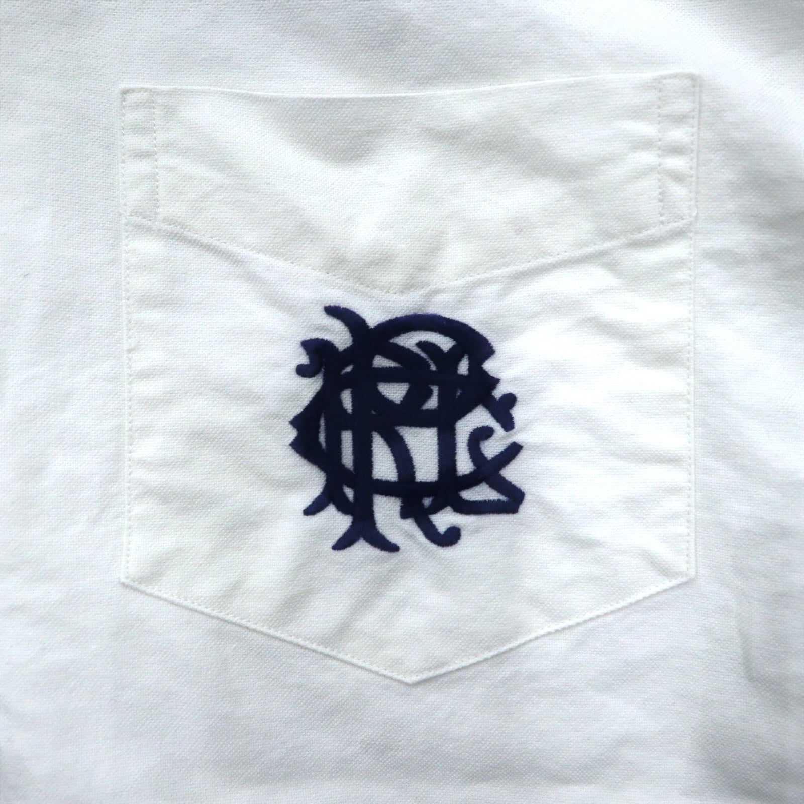 POLO RALPH LAUREN Camicia Oxford Classica M Bianco Cotone Ricamo Taschino sul petto
