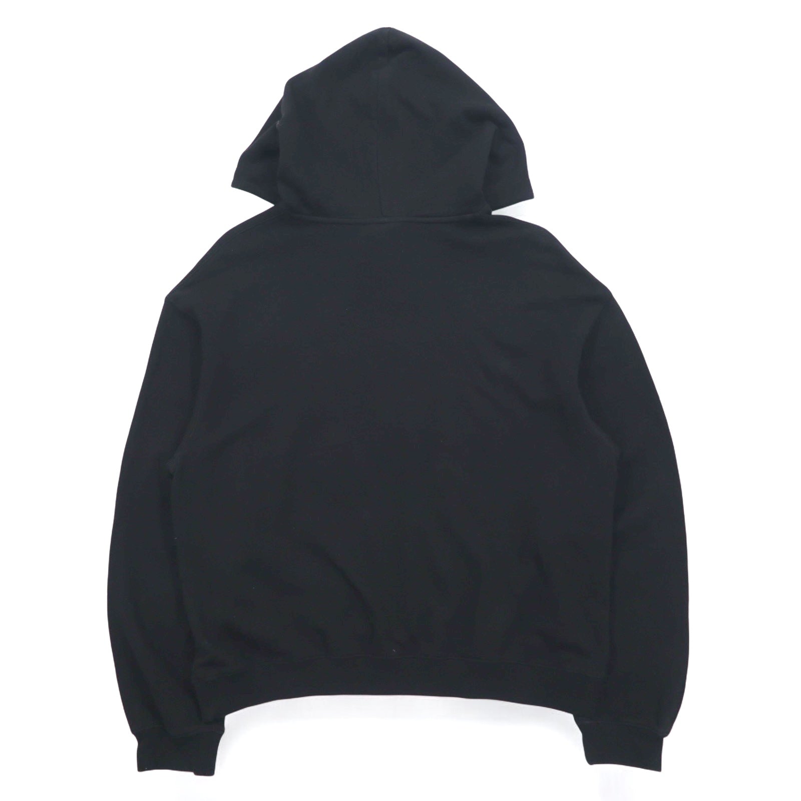 Stussy felpa con cappuccio pullover con spalle scese, taglia M, colore nero, con logo Stock