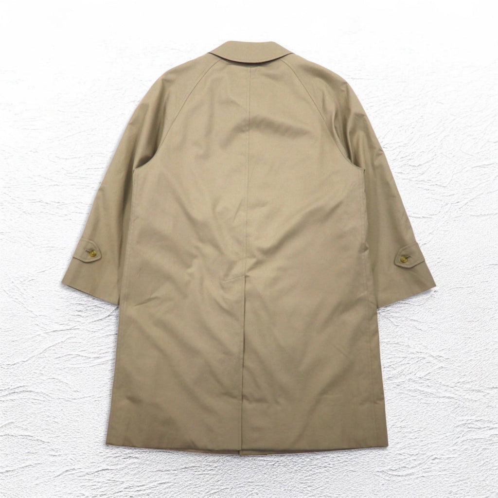 Burberrys anni '80 Bal Collar Coat M Beige Fodera Nova Check Removibile