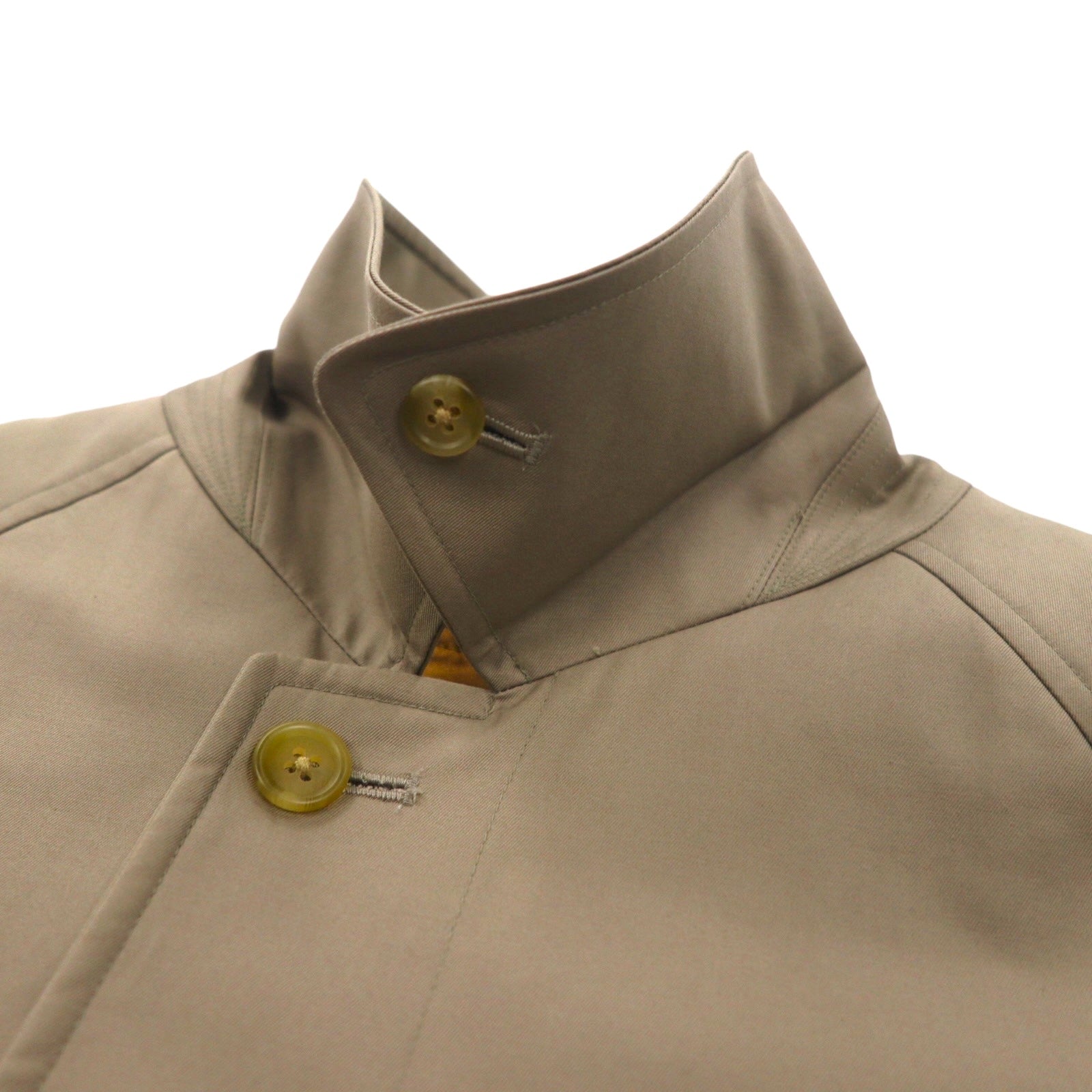 Burberrys anni '80 Bal Collar Coat M Beige Fodera Nova Check Removibile