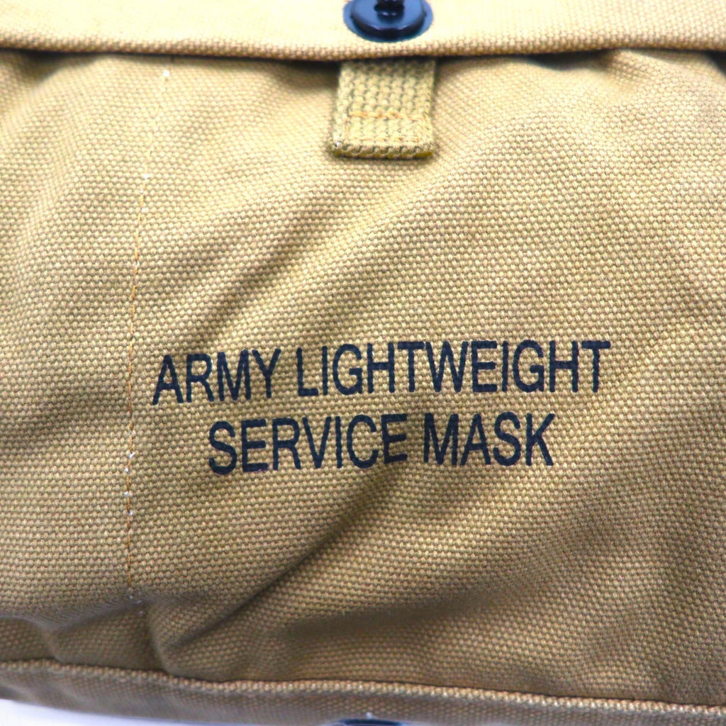Borsa per maschera antigas US ARMY WW2 M6, borsa a tracolla, tela, stencil, militare YMCL KY, mai usata