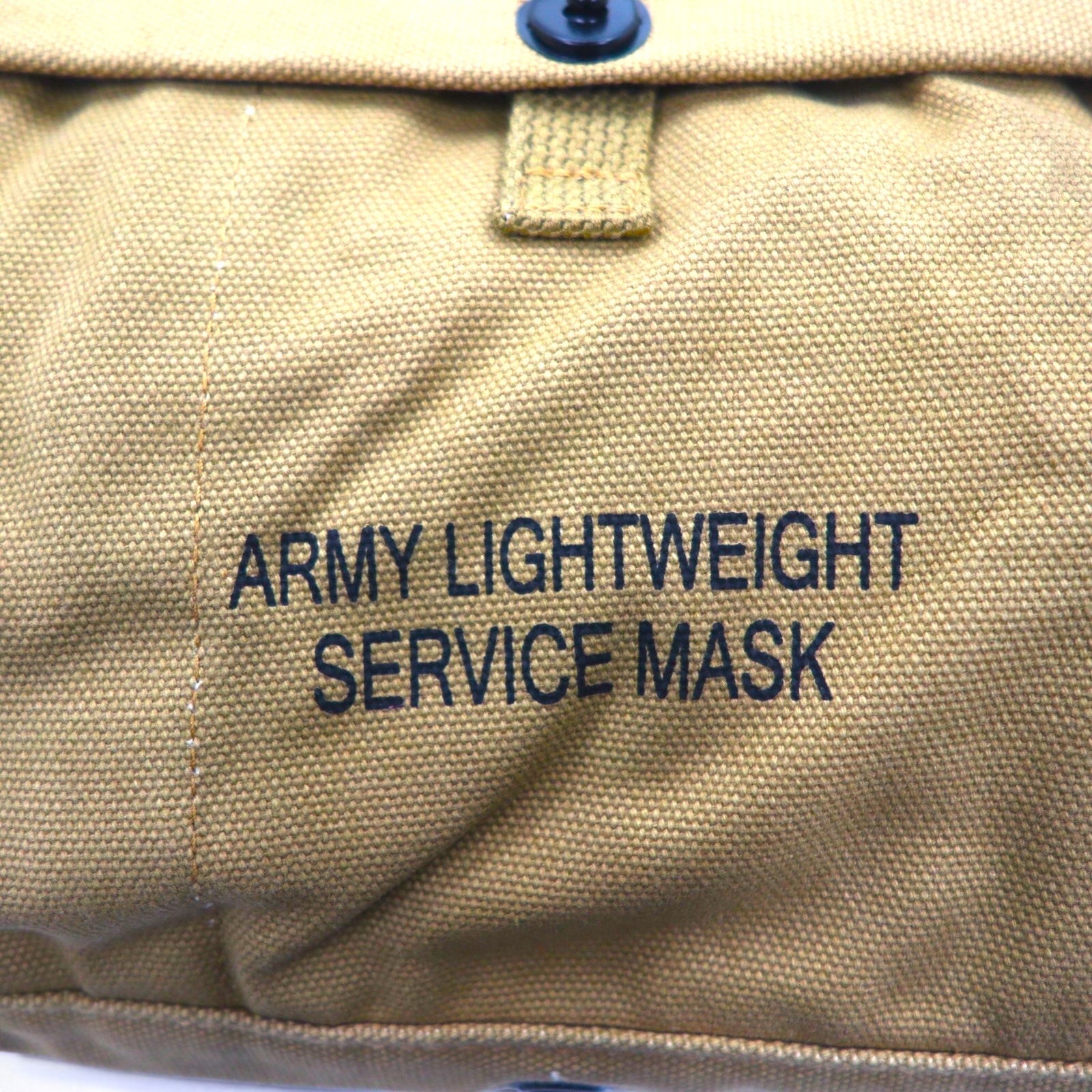 Borsa per maschera antigas US ARMY WW2 M6, borsa a tracolla, tela, stencil, militare YMCL KY, mai usata