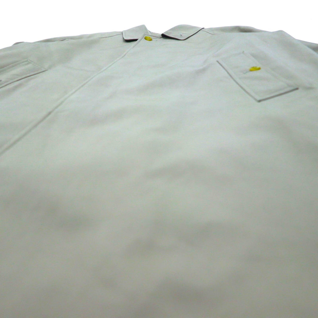 Burberrys anni '80 Bal Collar Coat M Beige Fodera Nova Check Removibile