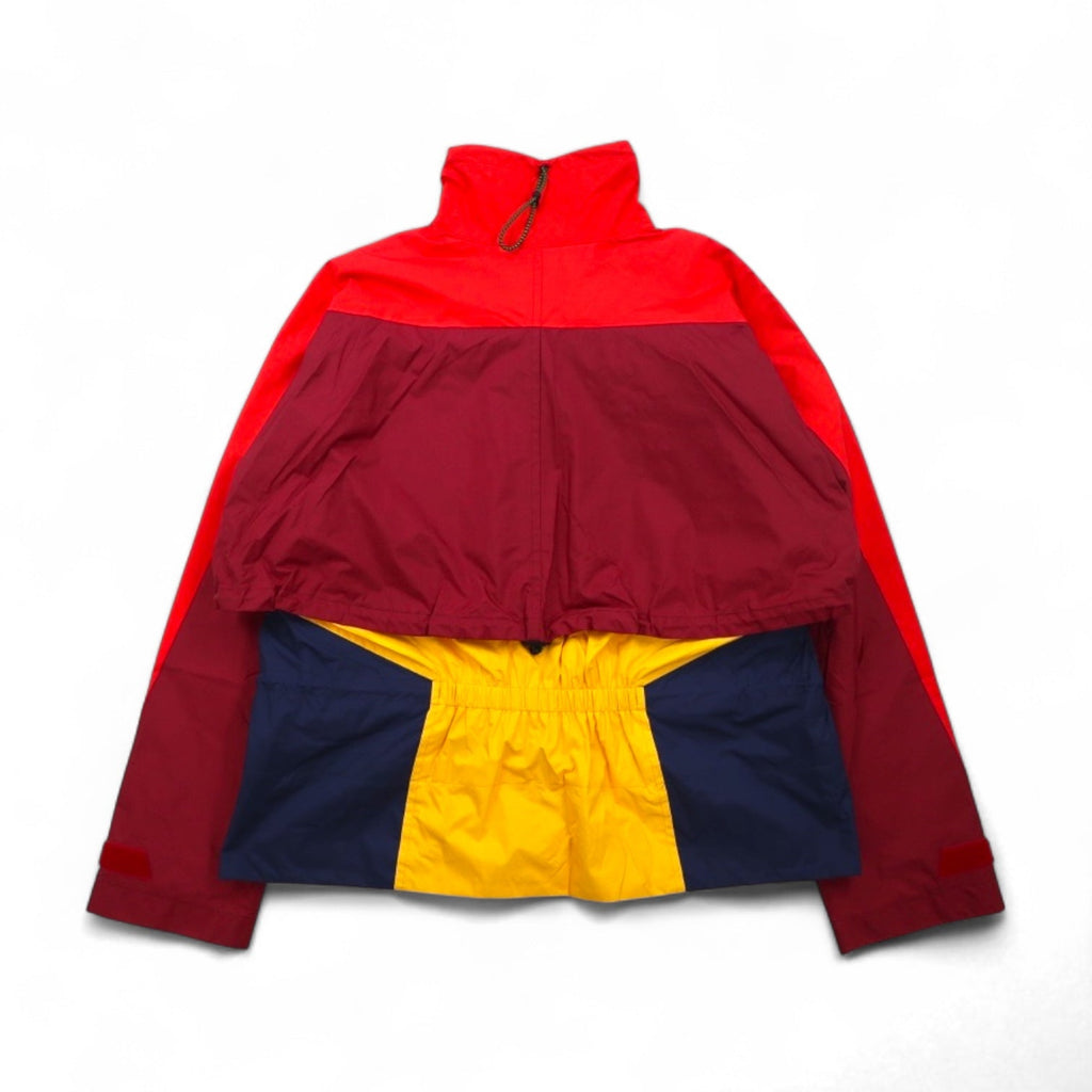 TOGA VIRILIS Giacca nylon gear docking M rosso mesh a strati TV91-FA324 Made in Japan