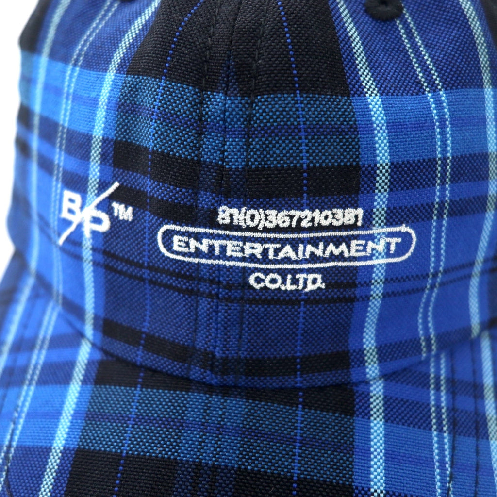 beautiful people BP Logo Cappellino Taglia unica Blu Quadri Poliestere Cotone 1145511945 Made in Japan