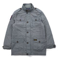 POLO RALPH LAUREN M-65 フィールドジャケット ミリタリージャケット L グレー ロゴワッペン