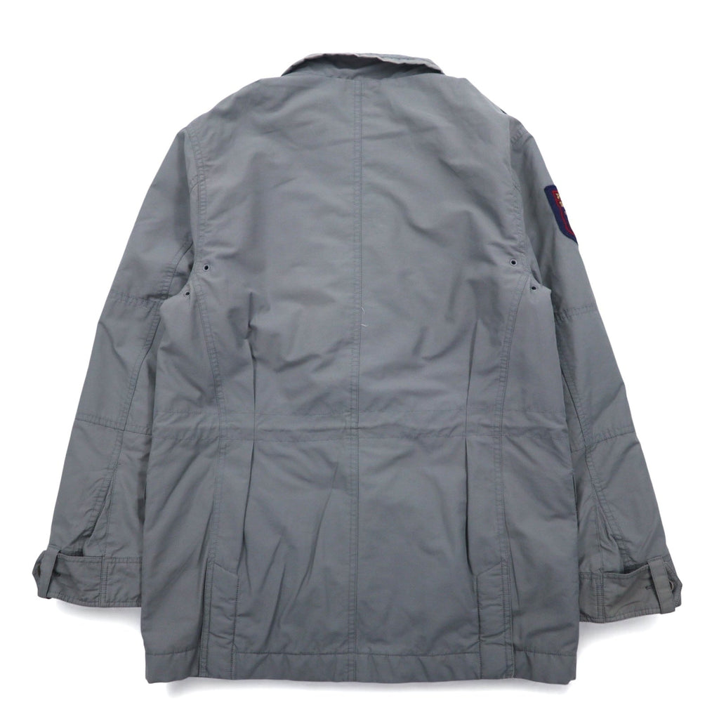 POLO RALPH LAUREN M-65 フィールドジャケット ミリタリージャケット L グレー ロゴワッペン
