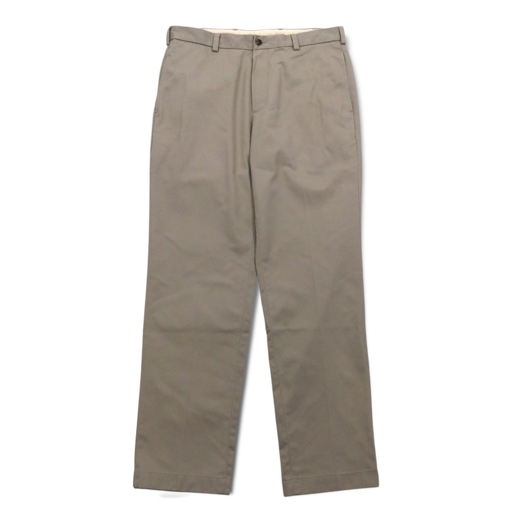 Brooks Brothers Pantaloni Chino L Beige Cotone ADVANTAGE CHINO CLARK