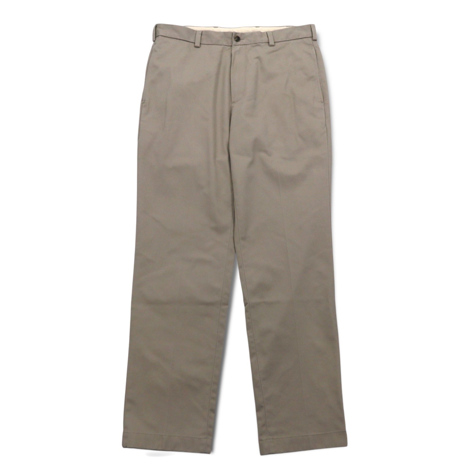 Brooks Brothers Pantaloni Chino L Beige Cotone ADVANTAGE CHINO CLARK