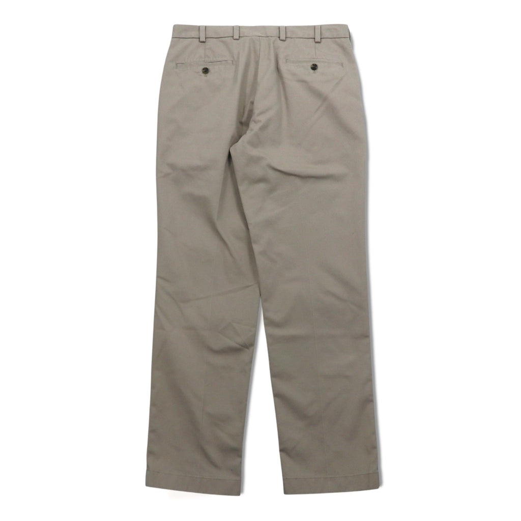 Brooks Brothers Pantaloni Chino L Beige Cotone ADVANTAGE CHINO CLARK