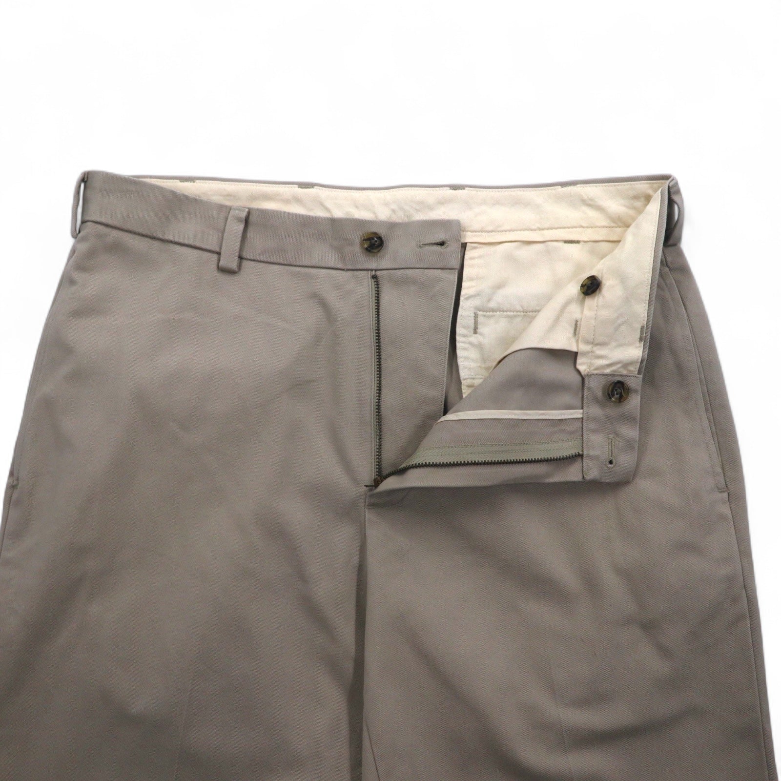 Brooks Brothers Pantaloni Chino L Beige Cotone ADVANTAGE CHINO CLARK
