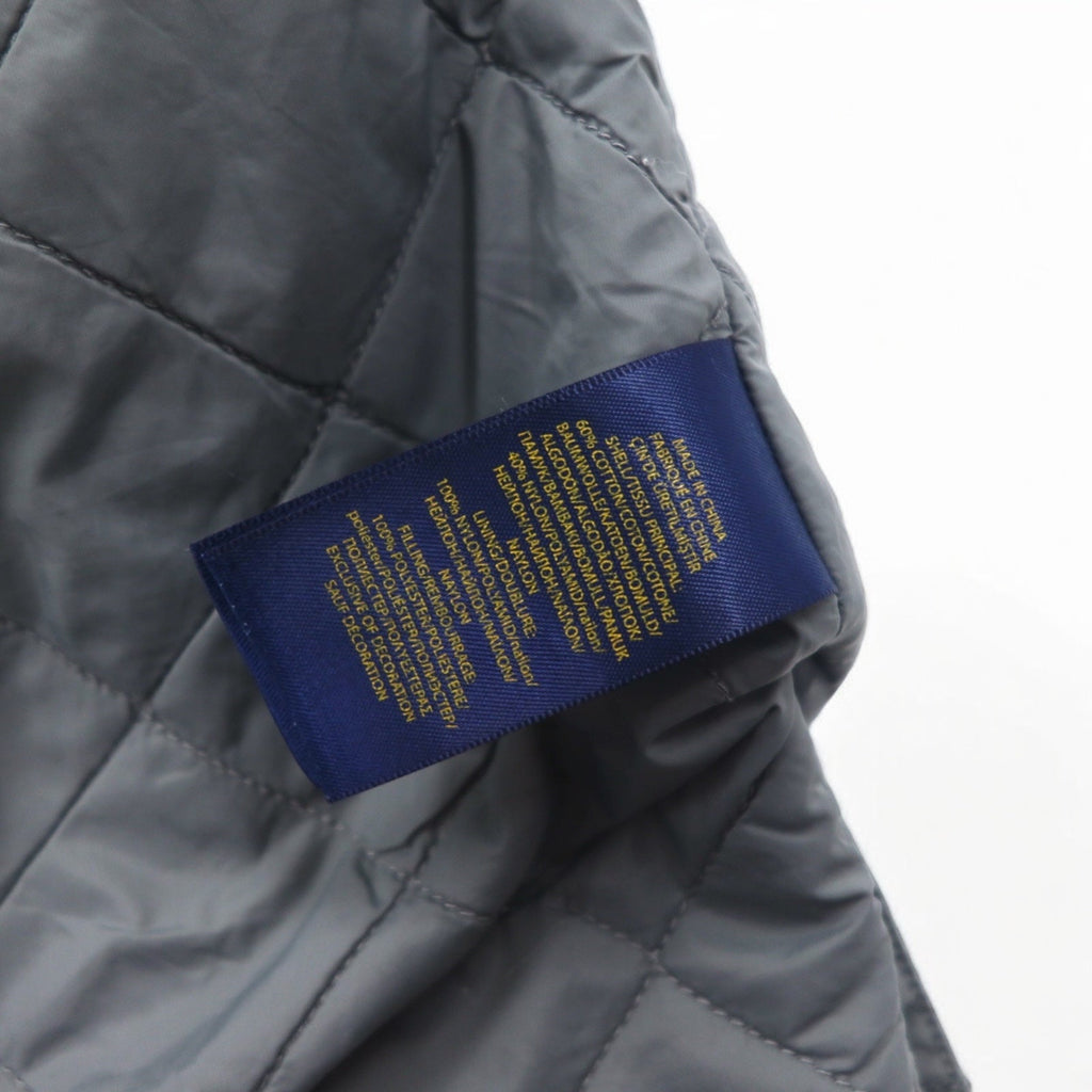 POLO RALPH LAUREN M-65 フィールドジャケット ミリタリージャケット L グレー ロゴワッペン