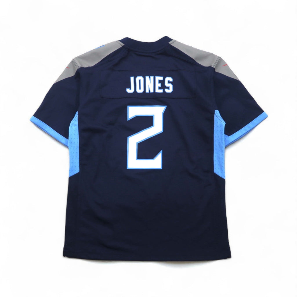 NIKE ゲームシャツ L ネイビー ポリエステル NFL TITANS ナンバリング ON FIELD