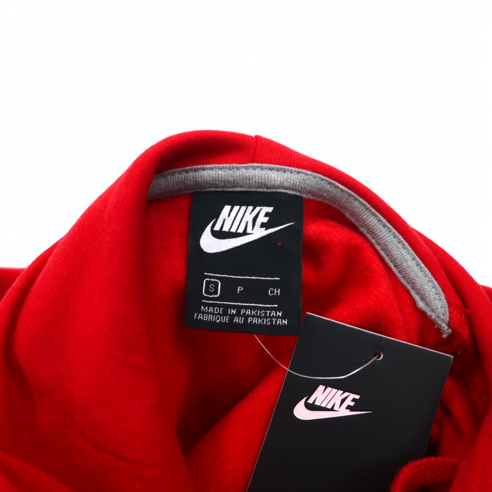 NIKE プルオーバーパーカー S レッド  Just Do It Hoodie 928717-657 パキスタン製 未使用品