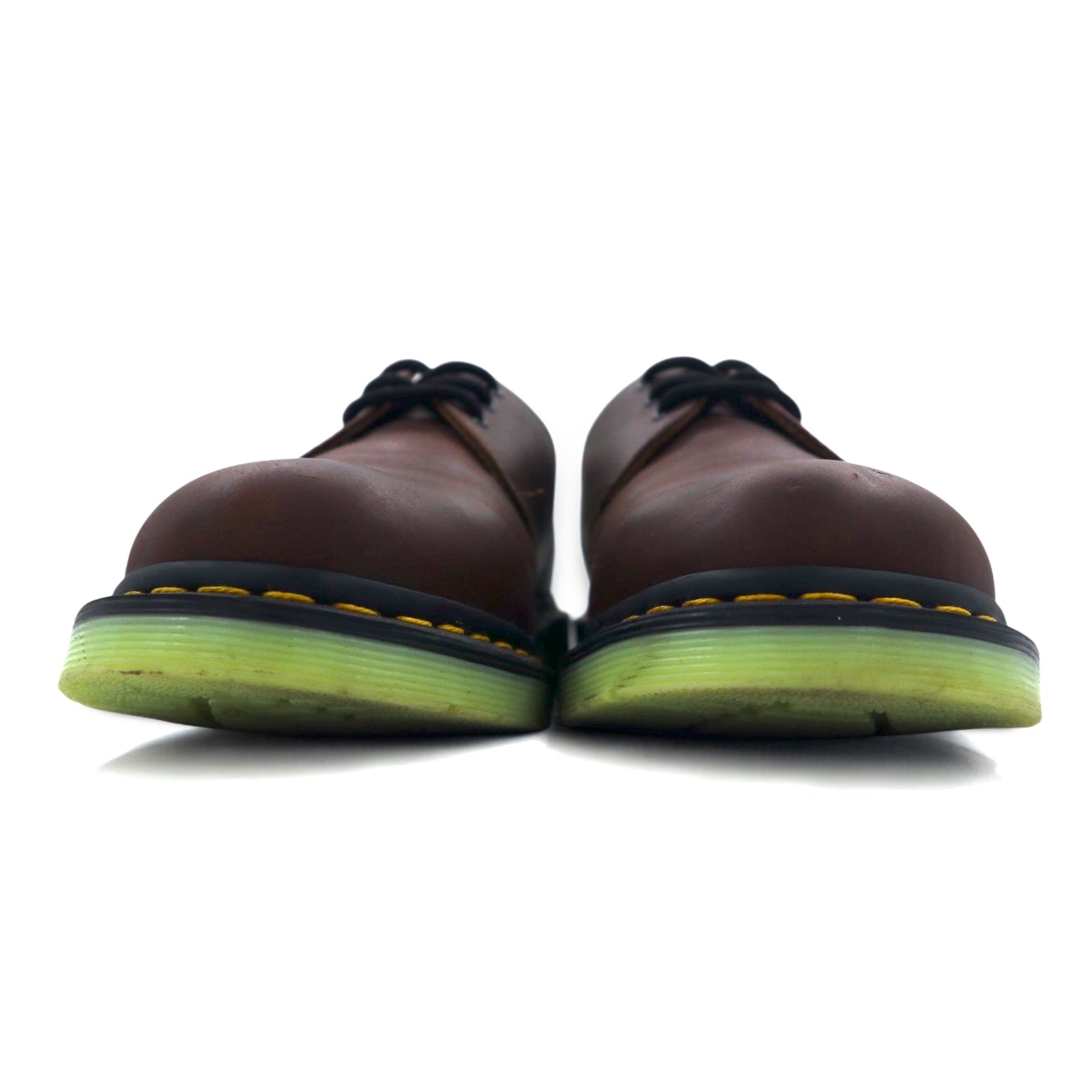 Dr. Martens 3-eye scarpe eleganti 27cm marrone pelle punta liscia 27161