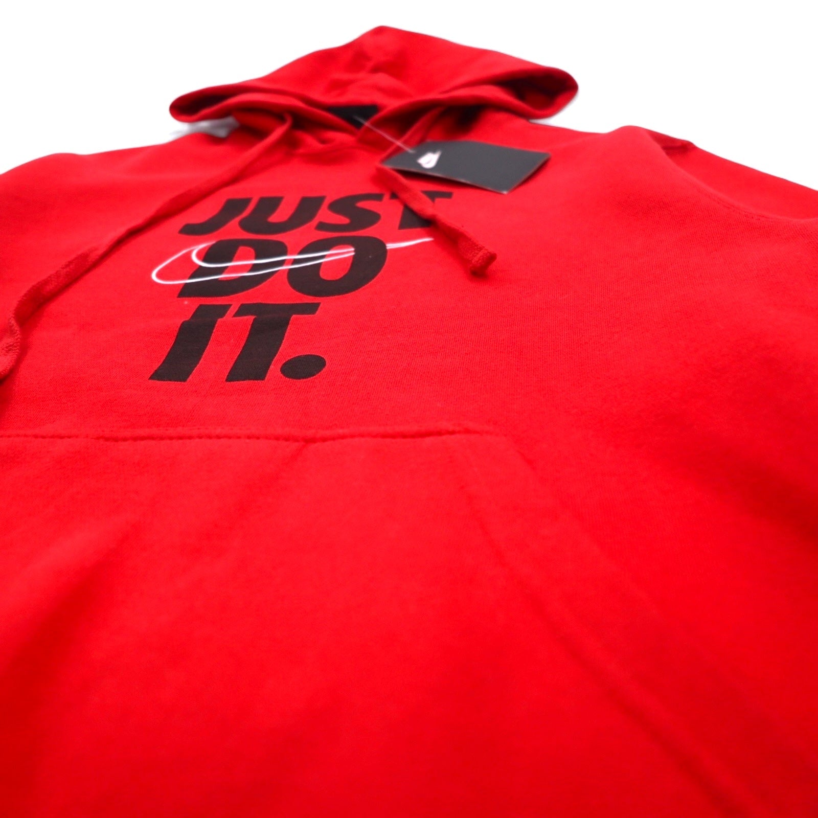 NIKE プルオーバーパーカー S レッド  Just Do It Hoodie 928717-657 パキスタン製 未使用品