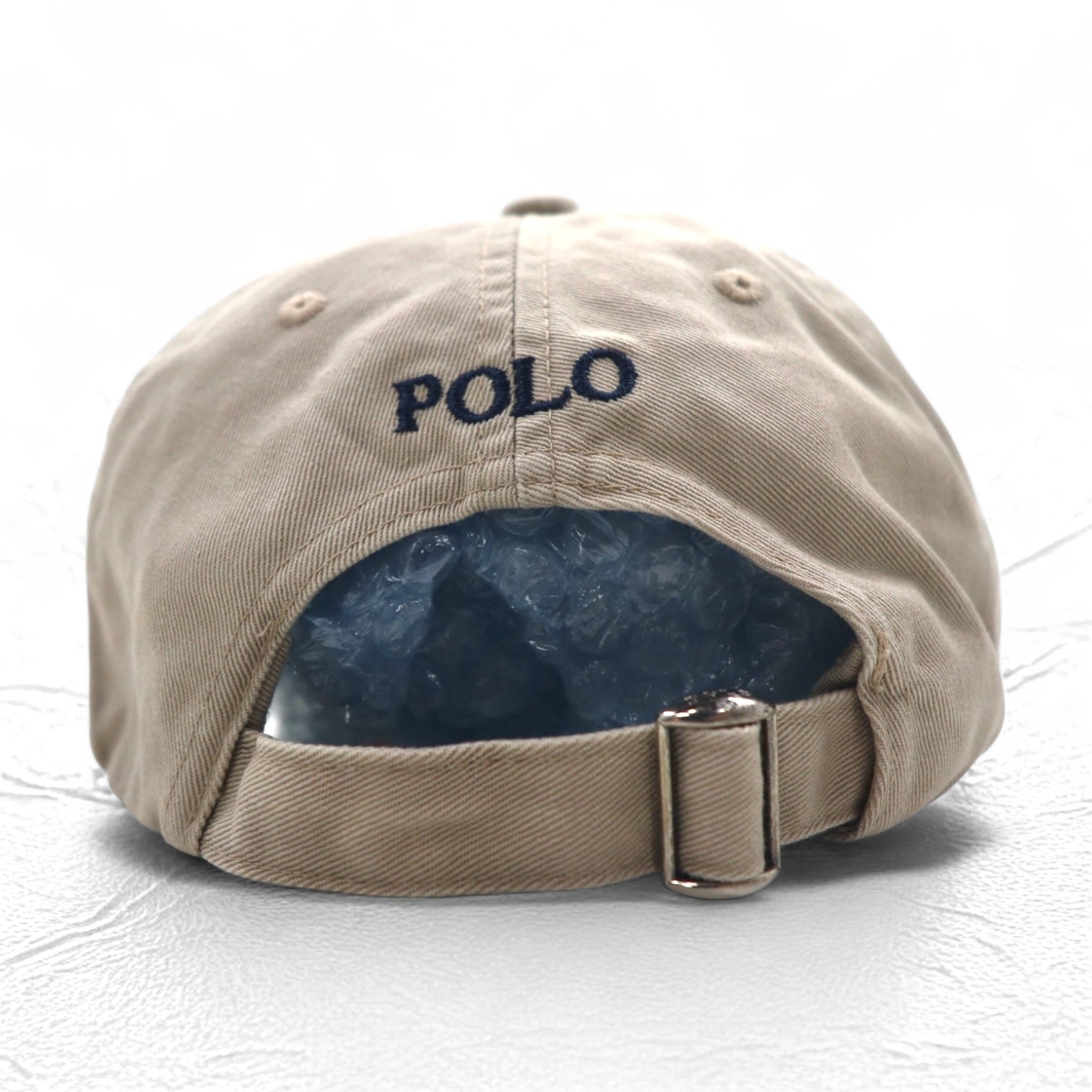 POLO RALPH LAUREN cappellino 6 pannelli TAGLIA UNICA cintura beige cotone ricamo pony piccolo