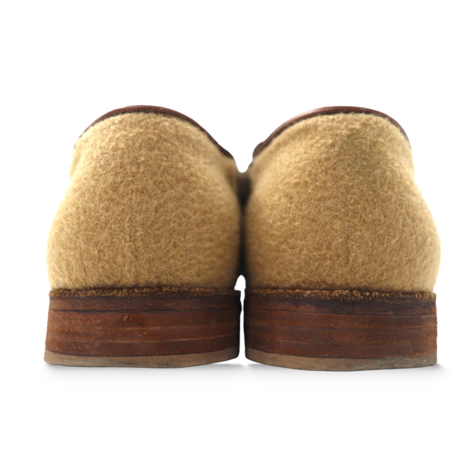 hender scheme scarpe eleganti 5 ( 27 - 27.5cm ) cammello duffle pelliccia di coniglio 11a-at-002
