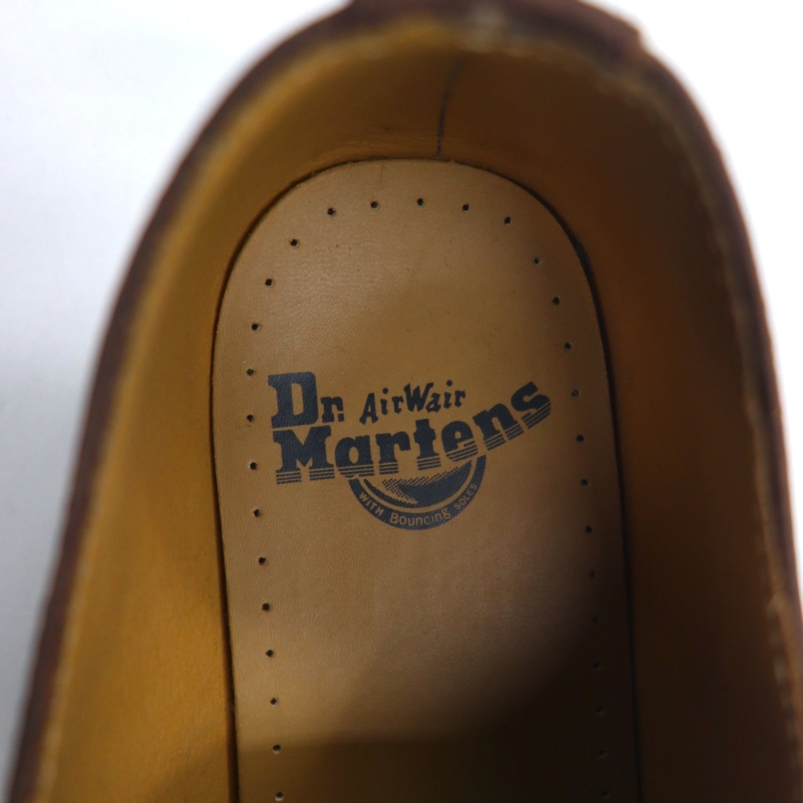 Dr. Martens 3-eye scarpe eleganti 27cm marrone pelle punta liscia 27161