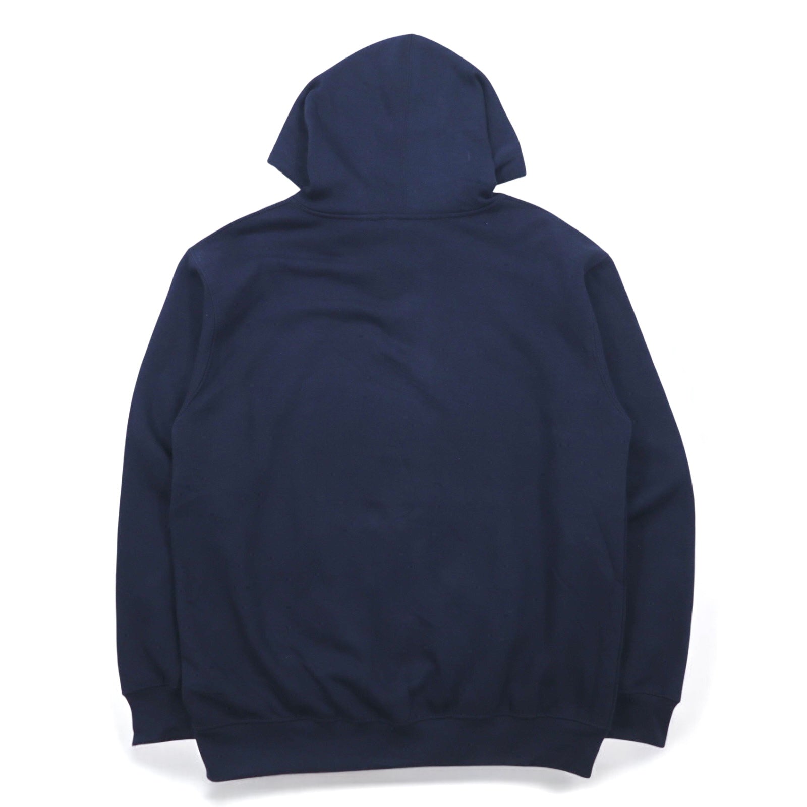 NIKE felpa con cappuccio pullover M blu navy JUST DO IT HOODIE 928717-451 Prodotto in Pakistan Articolo nuovo