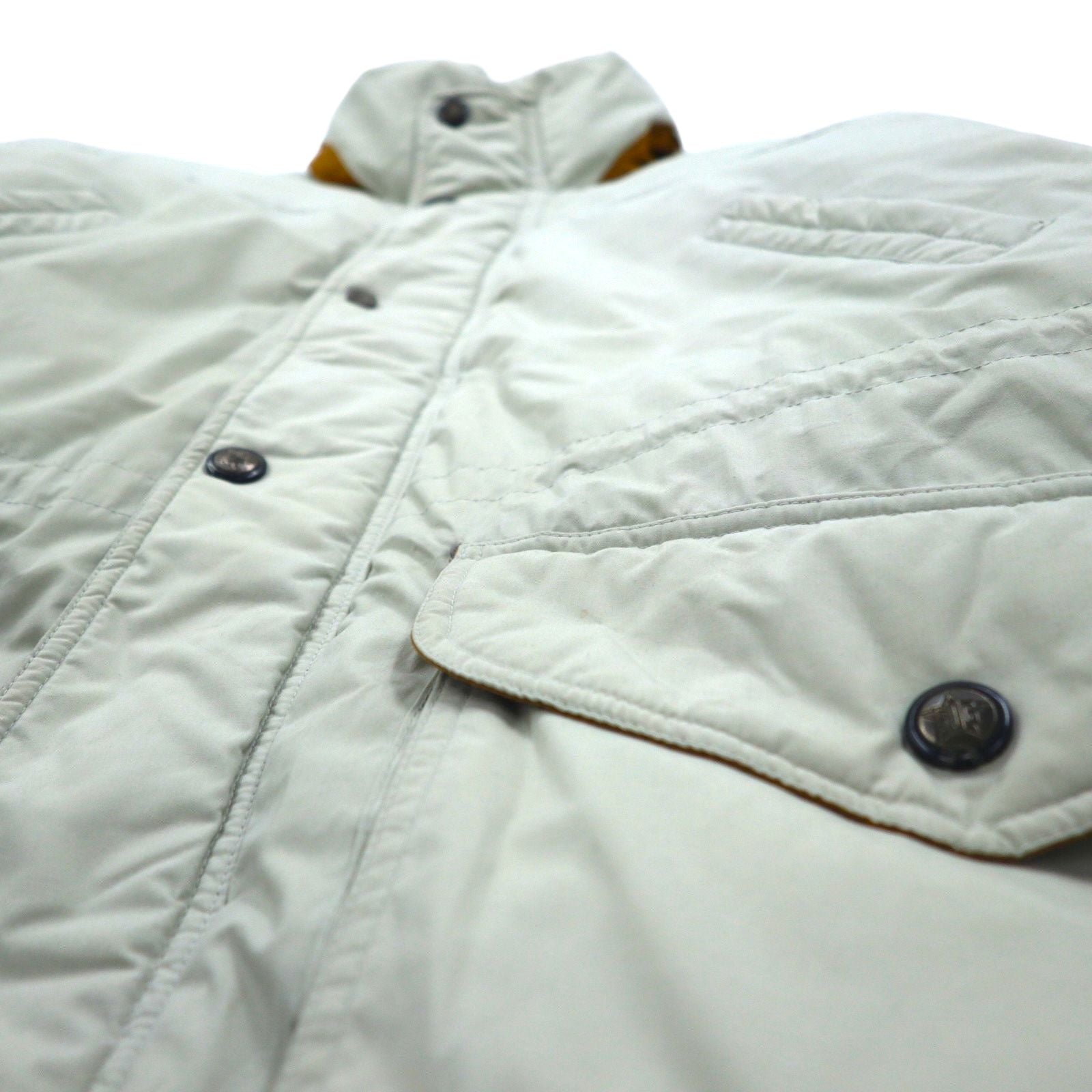 LONDON FOG 90年代 65/35クロス スタンドカラー ダウンジャケット 2XL ベージュ ドローコード